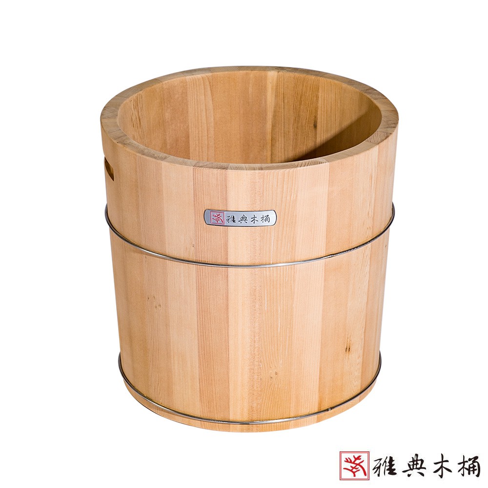 雅典木桶 天然無毒芬多精珍貴國寶級檜木高36cm檜木泡腳桶 足木桶 蝦皮購物