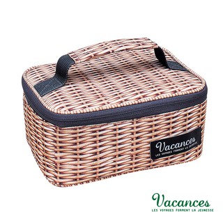 【日本 VACANCES】 日系 輕巧時尚 多功能 棕色 保溫 便當袋 / 便攜袋