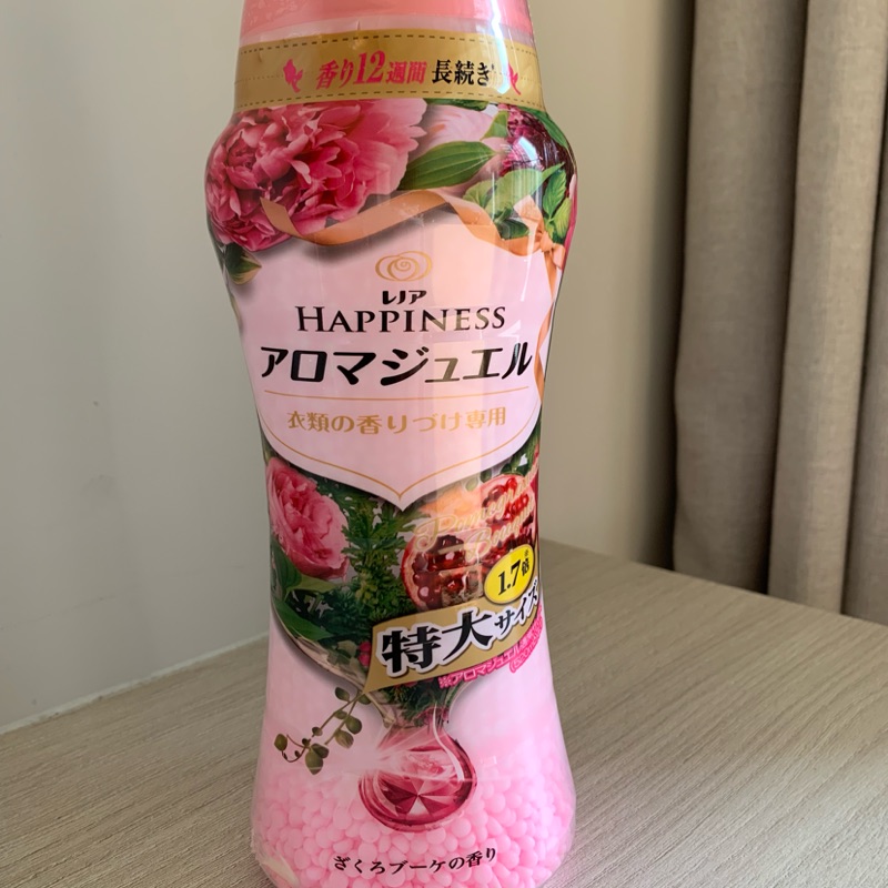 日本P&amp;G 885ml 第四代洗衣芳香顆粒(香香豆)-石榴花束(粉)