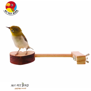 MY PET BIRD 迷你心形鳥用站台｜可愛袖珍尺寸 W742
