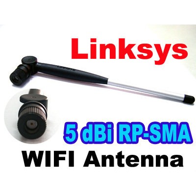 LINKSYS 5dBi SMA天線 相容大多數的無線路由器 勝過一般9dBi天線
