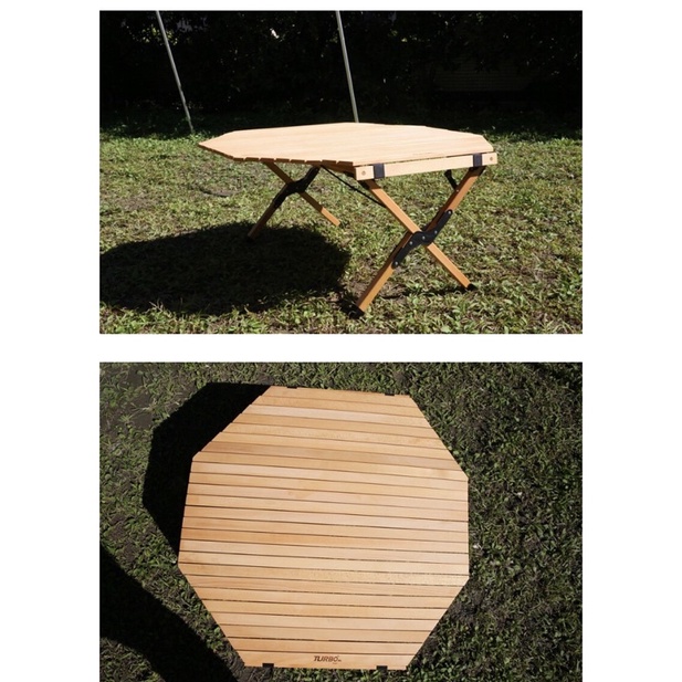 【TURBO TENT】 八角形 櫸木桌 《需自取/不議價》