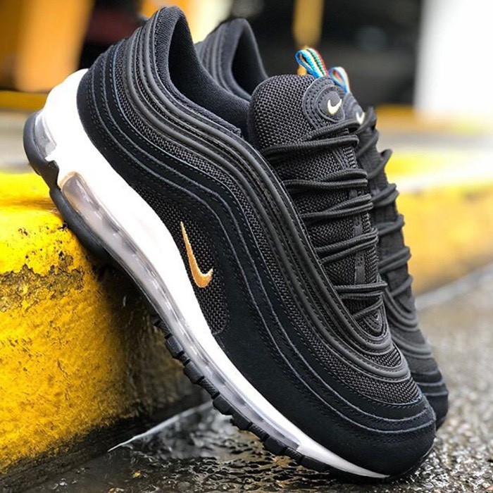 帝安諾-實體店面 NIKE Air Max 97 QS 奧運特別版 黑色 金勾 麂皮 CI3708-001