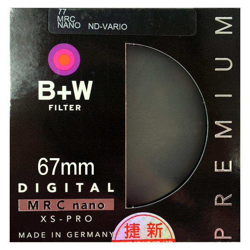 ◎相機專家◎ B+W 67mm XS-Pro ND-Vario MRC nano 可調式減光鏡 捷新公司貨
