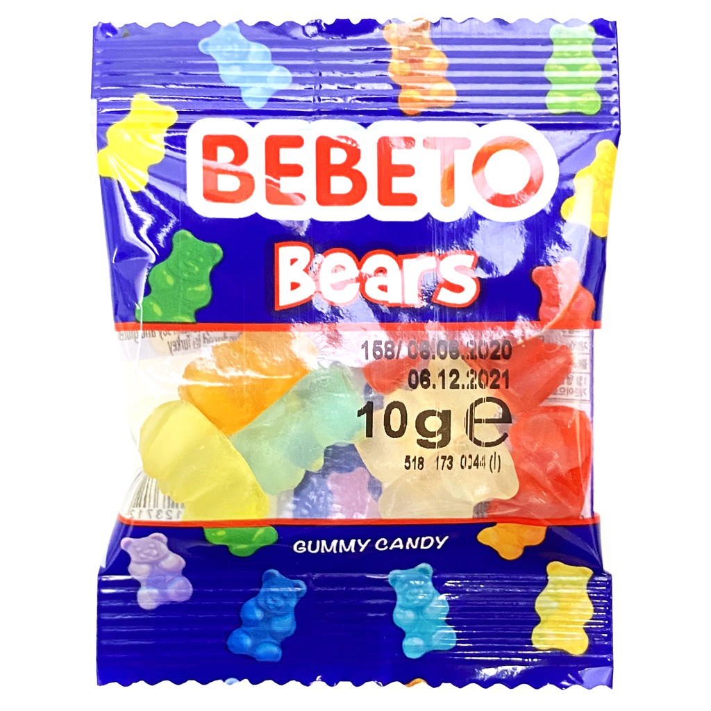 《 978 販賣機 》 土耳其 Bebeto 12 色 彩虹 小熊 軟糖 蠟筆 存錢筒 水桶 歡樂球 團購 批發