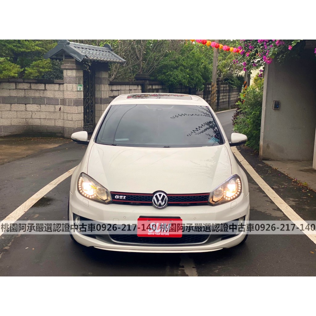 Fb搜尋桃園阿承 福斯超人氣golf Gti跑10萬11年2 0cc 白色二手車中古車 蝦皮購物