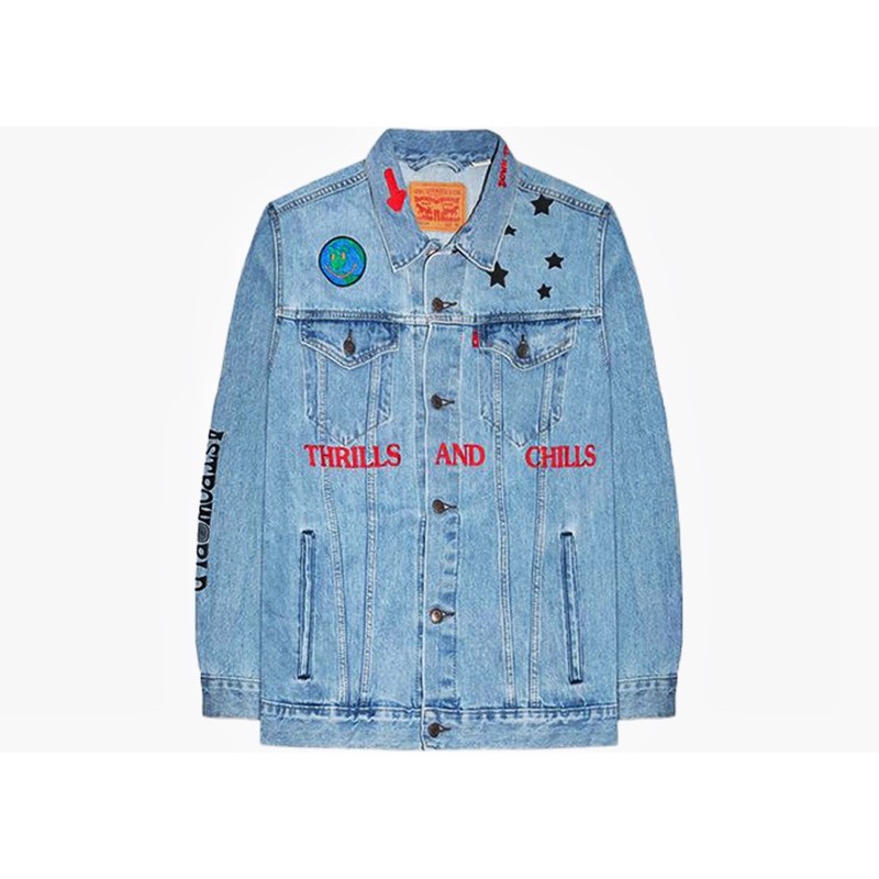 Travis Scott Astroworld 2018巡演款Levis 