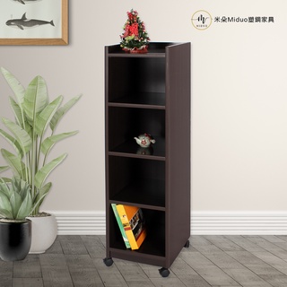 【米朵Miduo】四格塑鋼置物收納櫃 碗盤櫃 餐櫃 活動櫃(寬41.5X深45X高153公分)