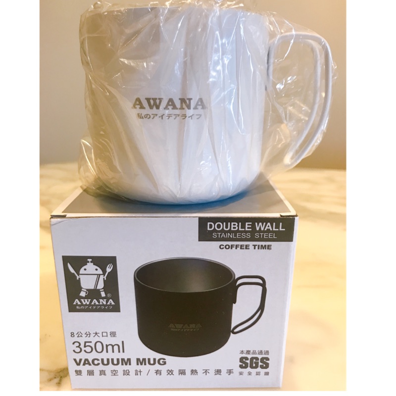 【AWANA】不鏽鋼#304真空咖啡杯350ml(CP-350)