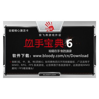 A4雙飛燕 Bloody血手幽靈核心激活卡B2-05 (X7火力王升級)