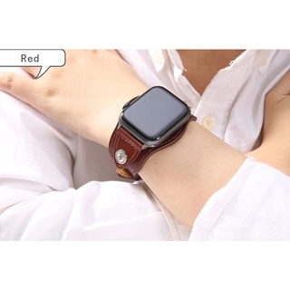 適用於apple watch錶帶 iwatch s8/ultra/7/6/4/5精緻ins風 手鐲式錶帶 41mm 45