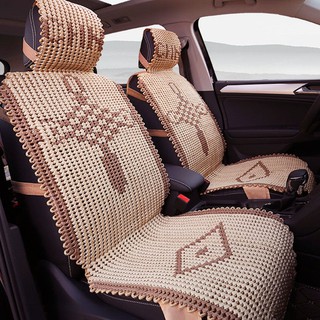 汽車坐墊四季通用手編線子汽車夏涼墊通風透氣編織坐墊亞麻座椅墊車用坐墊汽車坐墊椅座墊車墊坐墊座套座椅墊車內坐