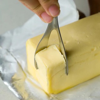 巧育 304不鏽鋼奶油刀 18-8不鏽鋼黄油切割刀 烘焙小工具