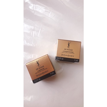 YSL 金緻奢華賦活乳霜經典版 7ml / 賦活面膜 7ml 全新