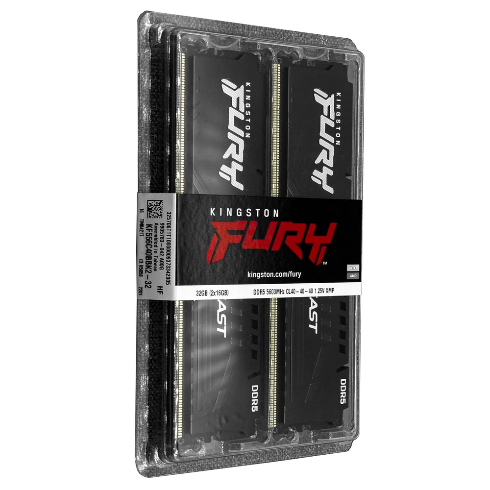 金士頓 Kingston Fury Beast 獸獵者 32GB(2x16) DDR5-5600 記憶體(平行進口)