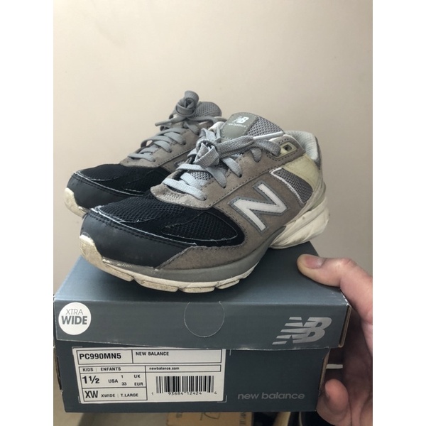 童鞋 NEW BALANCE PC990MN5 990 1 1/2 19.5cm 二手鞋 便宜出售 980元