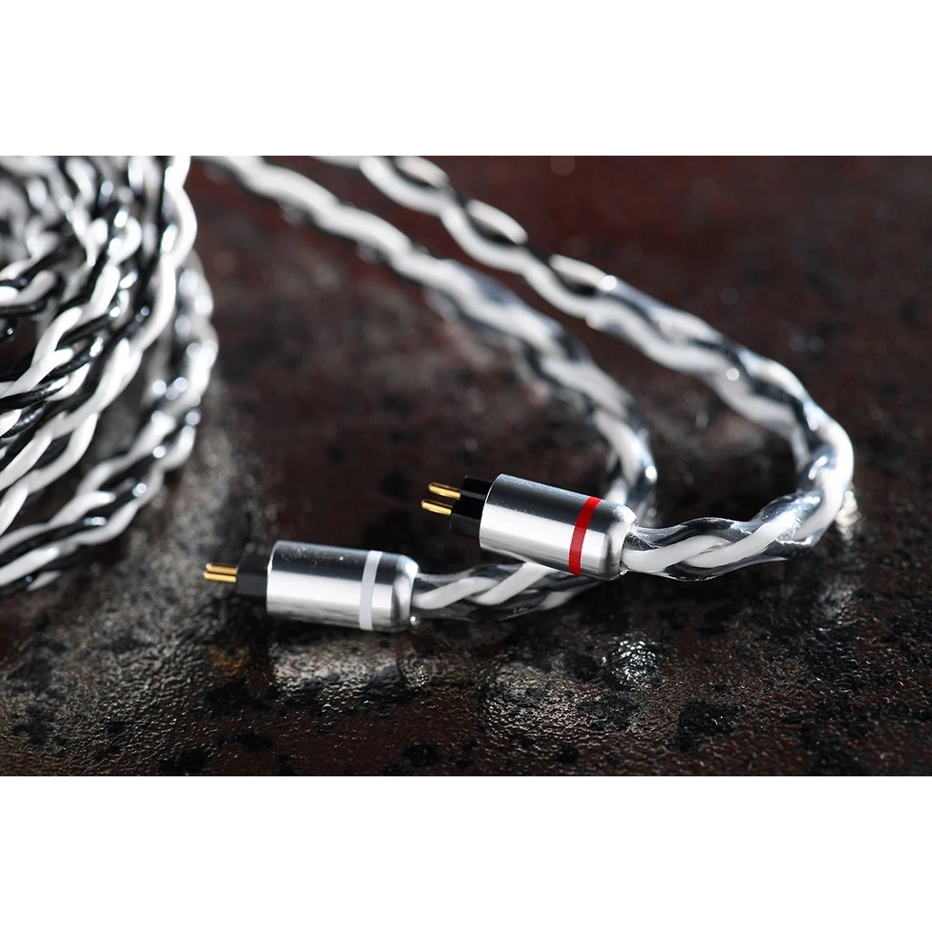 可分24期 Crystal Cable Double Duet MMCX/CM 2.5/3.5mm耳機升級線1.2M