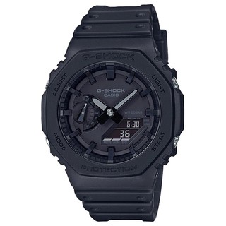 【柏儷鐘錶】CASIO G-Shock 八角手錶 全黑 GA-2100-1A1