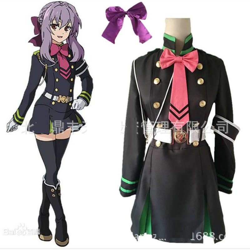 現貨 終結的熾天使柊筱婭cos服帝鬼軍服軍服 送髮飾 蝦皮購物