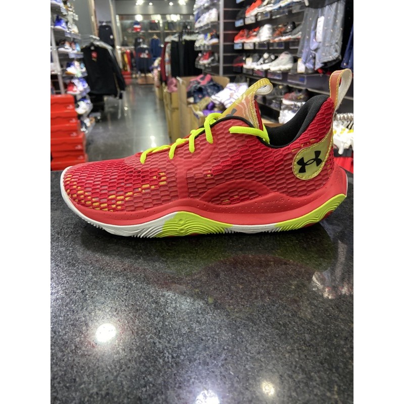 UNDER ARMOUR Spawn 3 男款 籃球鞋 3024777-600 紅色 US10 28CM