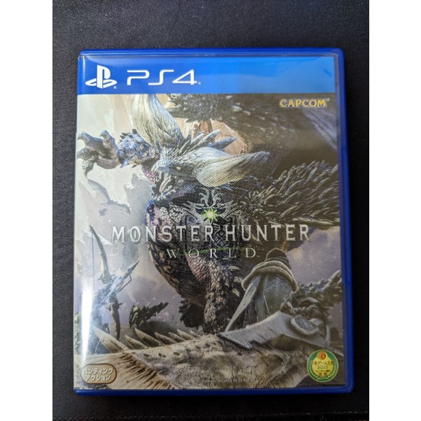 PS4 二手遊戲片 魔物獵人世界 中文