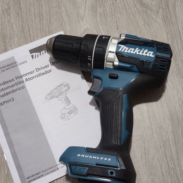 [工具王] 全新 美規 Makita 牧田 無刷 充電式 震動電鑽 DHP484  三用電鑽 XPH12 單主機