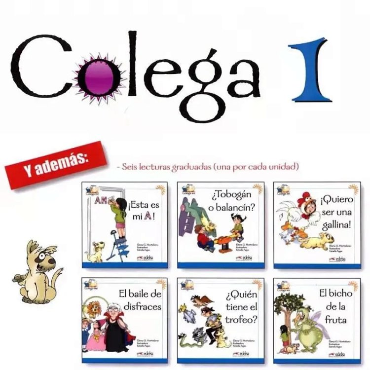 少兒西班牙語教材colega閱讀拓展colega Lee閱讀教材15冊支持小達人點讀筆 蝦皮購物
