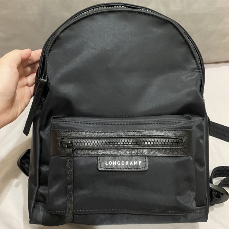 Longchamp S號尼龍後背包 Le Pliage Neo 黑色 學生包 休閒包 外出包