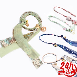 韓版珍珠碎花盤髮器 編髮器 盤髮棒 手作雪紡紗盤髮棒 蝴蝶結盤髮棒 珍珠盤髮棒 花苞頭盤髮棒 人魚朵朵 臺灣出貨 現貨