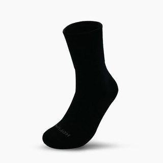 【HOFUN】經典寬口紳士襪(男)_黑 除臭襪 抗菌襪 機能襪 休閒襪 西裝襪 皮鞋襪
