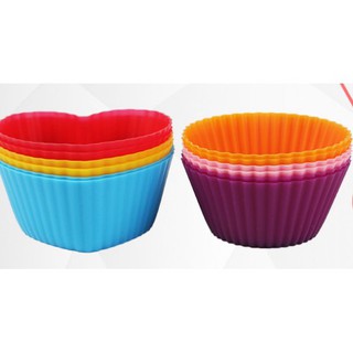 單孔矽 膠模具 7cm (心形 圓形)模具 手工皂模具 蛋糕模 馬芬杯 矽膠 蛋糕杯