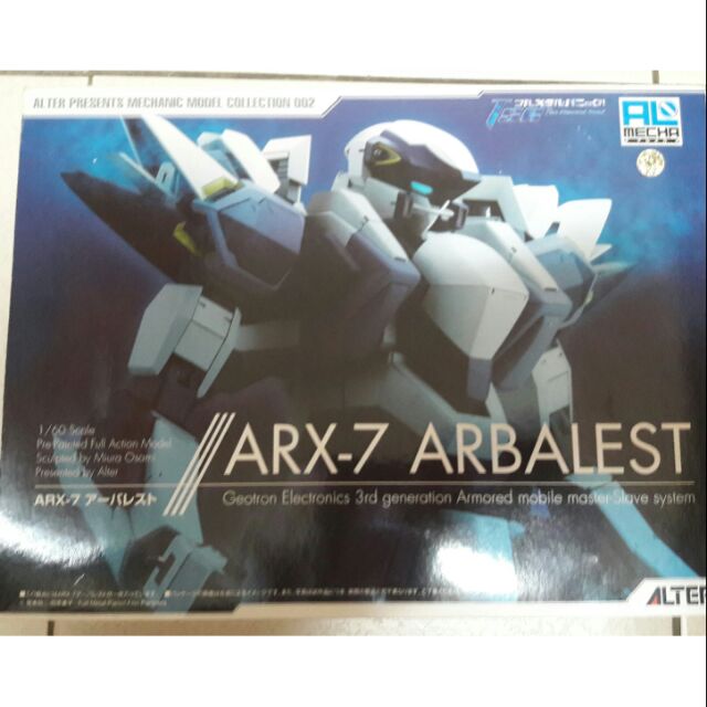 驚爆危機ALTER ARX-7第一代主角機