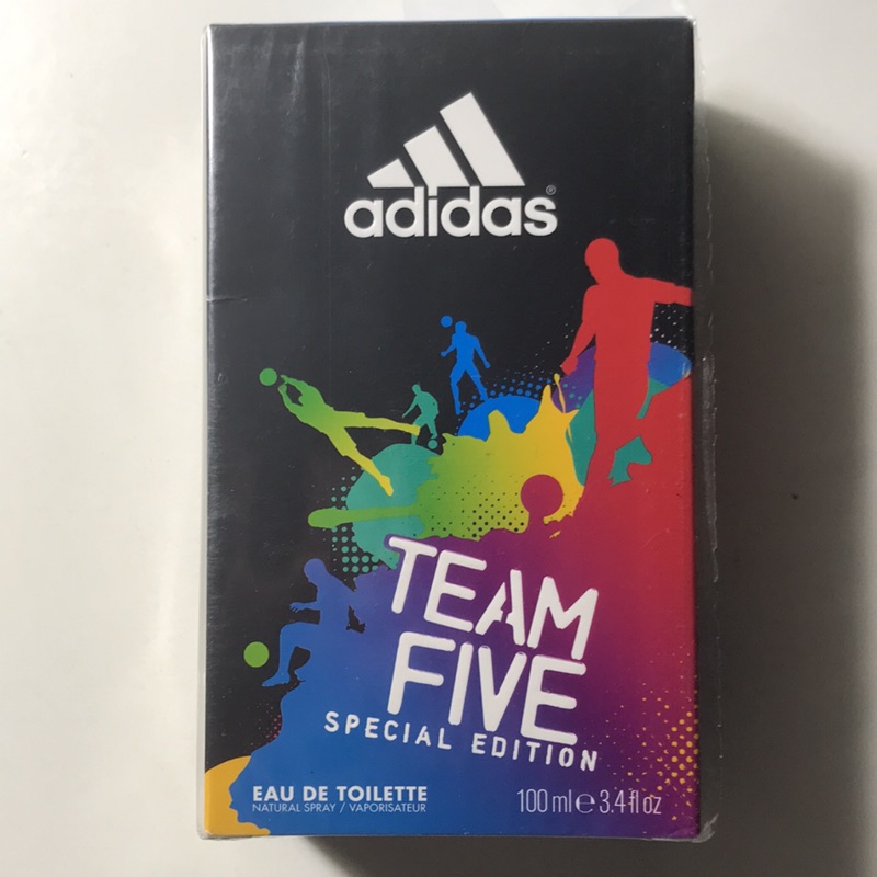 愛迪達 男香水 adidas team five special edition 古龍水