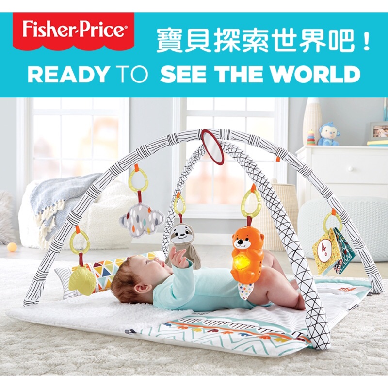 (現貨供應中)奇哥 Fisher-Price 費雪 感官訓練可愛動物健身器