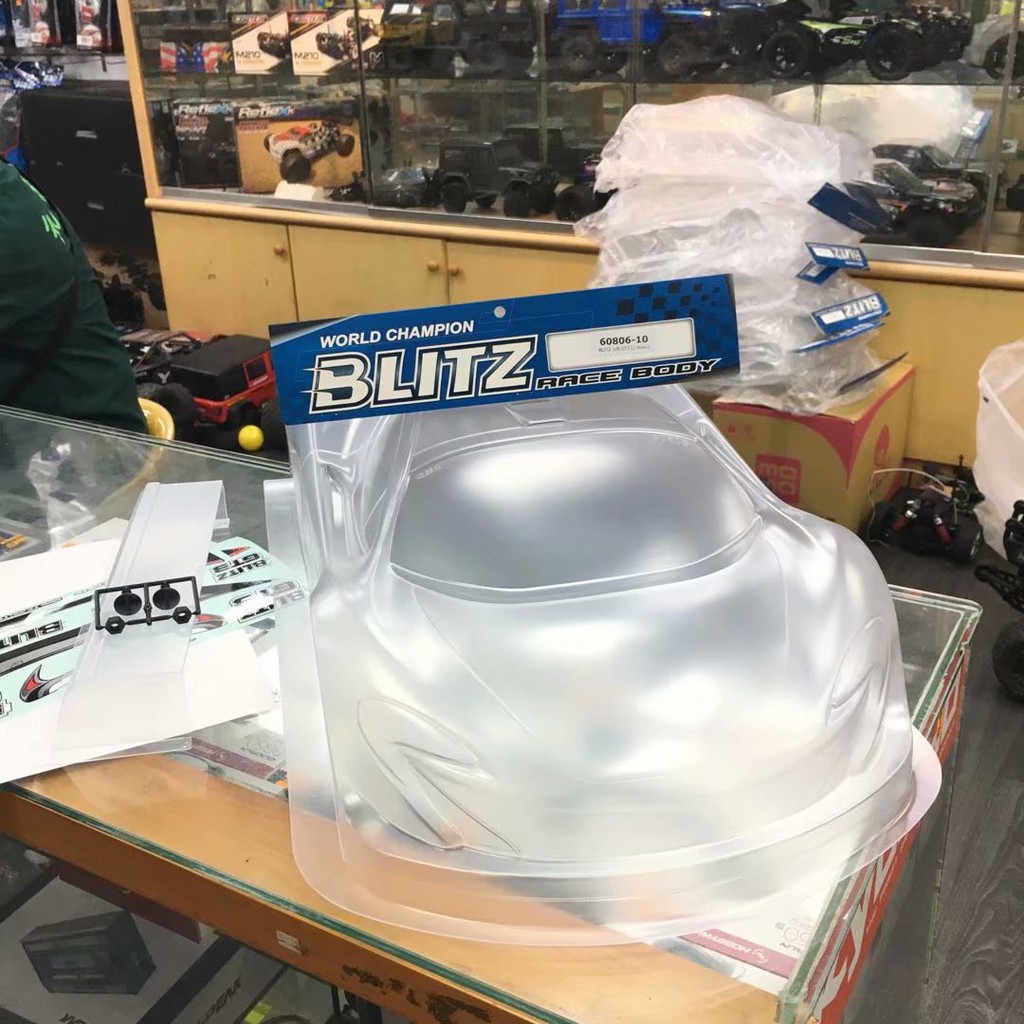 上手遙控模型 新版TItan 泰德 BLITZ GT3 1/8 房車透明車殼 1.0mm 標準厚度(60806-10)