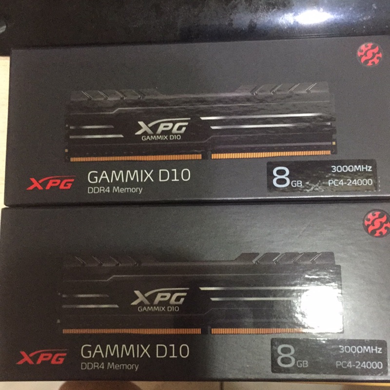 XPG D10 GAMMIX 超頻記憶體 DDR4 3000 8g
