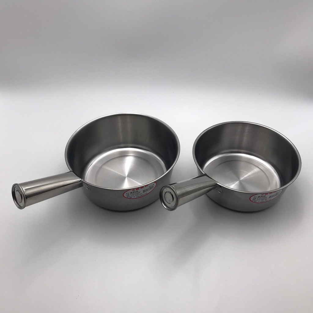 430不鏽鋼水杓(大、中) 台灣製造 水瓢 水勺 勺子 白鐵水勺