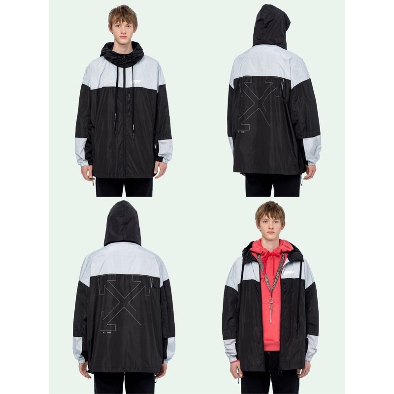 Off-White UNFINISHED Windbreaker 風衣外套 防風外套 衝鋒衣*全新*