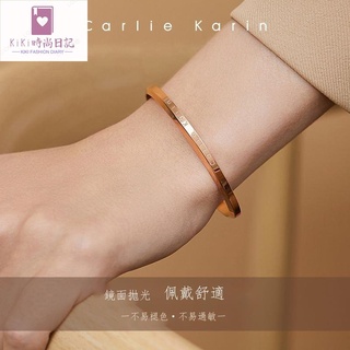 ✨ KiKi 七夕情侶禮物✨ 小ck手鐲情侶款男女一對開口飾品輕奢時尚網紅手環純銀情人節禮物