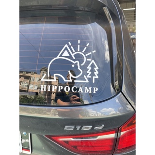 [HIPPOCAMP]台灣出貨 河馬露露車貼 HIPPO車貼