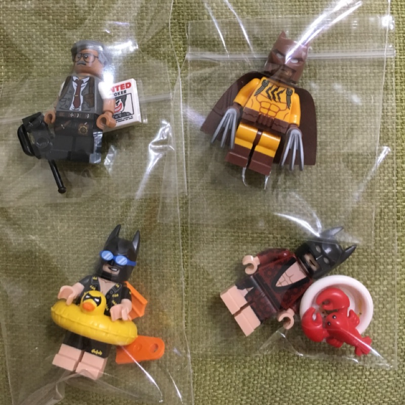 Lego 71017 蝙蝠俠 人偶包(四隻合售)