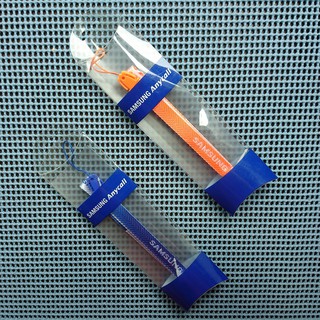 SAMSUNG Anycall經典編織手機頸掛繩組(經典橘、經典藍)