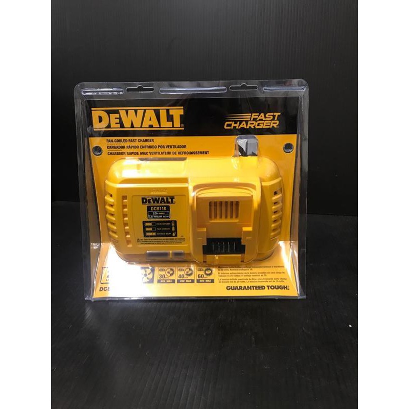 【小強工具】全新原廠 得偉DEWALT DCB118 得偉 60V 風扇溫控 原廠充電器