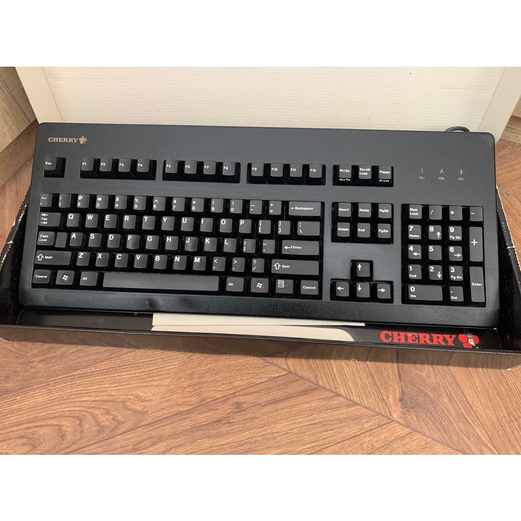 [01] Cherry 櫻桃 G80-3000 機械鍵盤 茶軸 黑色 二色成型 雙色射出 英刻 鍵帽