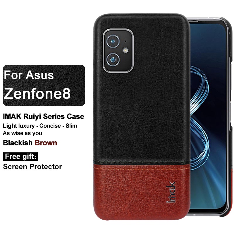 Imak 華碩 Zenfone 8 / ZS590KS Case TPU 柔軟簡單純色超薄全面保護防滑防震手機殼