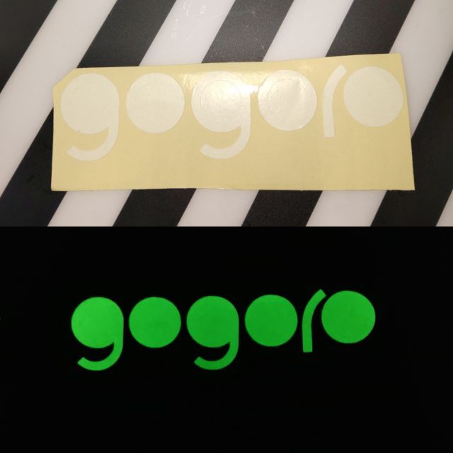 LJ 龍杰貼膜-GOGORO 1 2 3 viva 字體夜光組