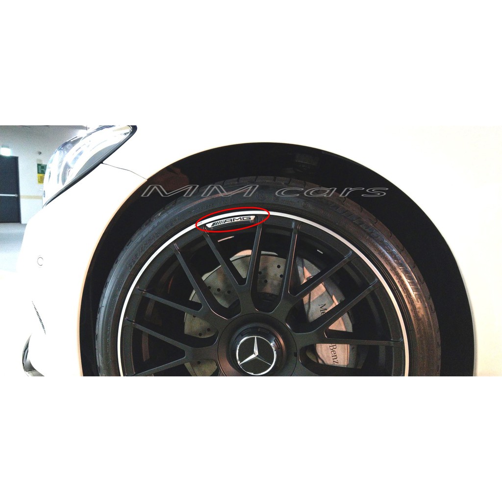 輪圈 輪胎 鋁圈標 電鍍 金屬 鋁製 賓士 Benz AMG W204 W205 W176 CLA GLC 45 63