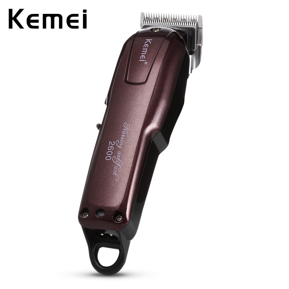 KEMEI 科美電動理髮器修剪器剃刀強大的無線充電理髮器 110-240V KM-2600