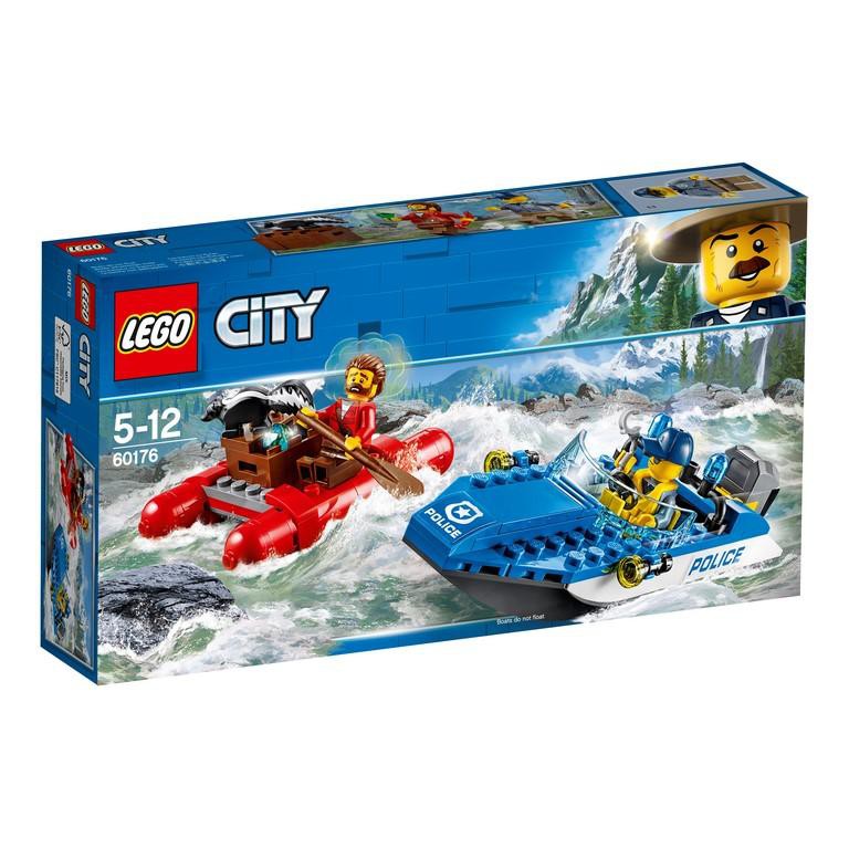 ＊出清＊【積木樂園】 樂高 LEGO 60176 CITY系列 急流大逃亡