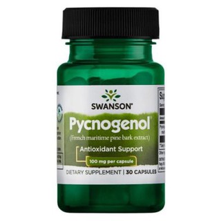 【營養免運】Swanson 碧蘿芷 Pycnogenol 100mg (法國濱海松樹皮菁華萃取) 30顆